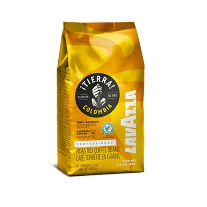 Lavazza Tierra Colombia 100% Arabica espresso kafa u zrnu 1kg kafashop shop kafa espresso